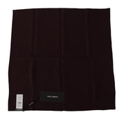 Dolce & Gabbana Elegant Silk Square Men's Scarf