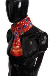 Dolce & Gabbana Elegant Multicolor Silk Men's Scarf