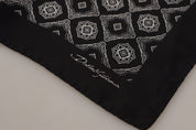 Dolce & Gabbana Elegant Geometric Silk Square Scarf