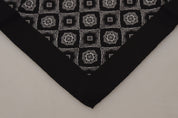 Dolce & Gabbana Elegant Geometric Silk Square Scarf