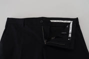 Dolce & Gabbana Elegant Black Cotton Trousers