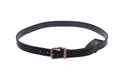 Dolce & Gabbana Elegant Blue Leather-Cotton Blend Men's Belt