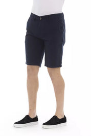 Baldinini Trend Blue Cotton Men Bermuda Short