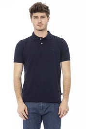 Baldinini Trend Blue Cotton Men Polo