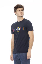 Baldinini Trend Blue Cotton Men T-Shirt