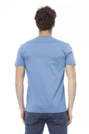 Baldinini Trend Light Blue Cotton Men T-Shirt