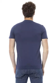 Baldinini Trend Blue Cotton Men T-Shirt