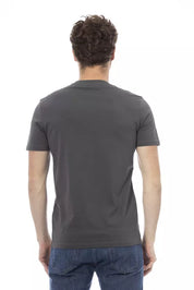 Baldinini Trend Gray Cotton Men T-Shirt