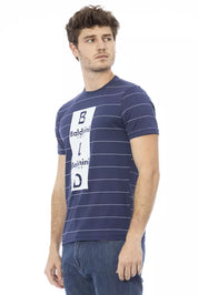 Baldinini Trend Blue Cotton Men T-Shirt