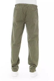 Baldinini Trend Army Cotton Men Chino