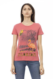 Trussardi Action Multicolor Cotton Women T-Shirt