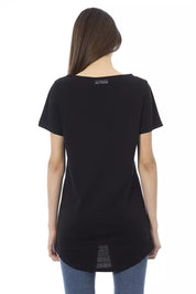 Trussardi Action Black Cotton Women T-Shirt