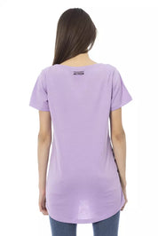 Trussardi Action Purple Cotton Women T-Shirt