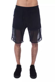 Nicolo Tonetto Black Polyester Men Short