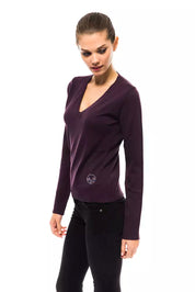 Montana Blu Purple Wool Women's Sweater