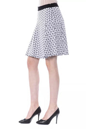 BYBLOS Black Marabou Women Skirt