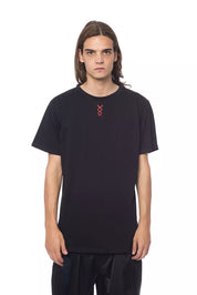 Nicolo Tonetto Black Cotton Men's T-Shirt