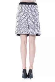 BYBLOS Black Marabou Women Skirt