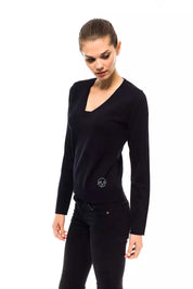 Montana Blu Blue Wool Women Sweater