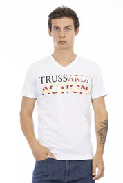 Trussardi Action White Cotton Men's T-Shirt