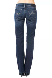 Ungaro Fever Blue Cotton Women Jeans
