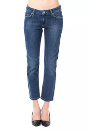 Ungaro Fever Light Blue Cotton Women Jeans