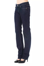 Ungaro Fever Blue Cotton Women's Jeans