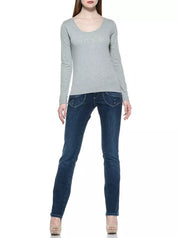 Ungaro Fever Blue Cotton Women's Jeans