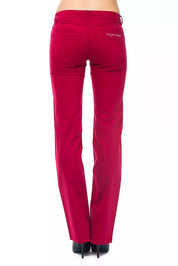 Ungaro Fever Red Cotton Women Pants