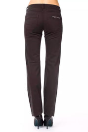 Ungaro Fever Brown Cotton Women Pants