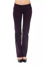 Ungaro Fever Purple Cotton Women Pant