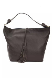 Pompei Donatella Brown Leather Women Shoulder Bag