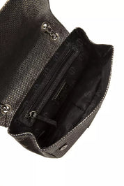 Pompei Donatella Gray Leather Women Crossbody Bag