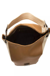 Pompei Donatella Brown Leather Women Shoulder Bag