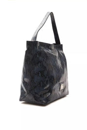 Pompei Donatella Blue Leather Women Shoulder Bag