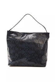 Pompei Donatella Blue Leather Women Shoulder Bag