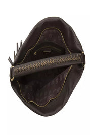 Pompei Donatella Brown Leather Women Shoulder Bag