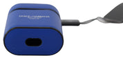 Dolce & Gabbana Blue Leather Silver Metal Logo Airpods Case