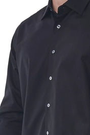 Bagutta Black Cotton Men Shirt