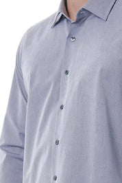 Bagutta Gray Cotton Men Shirt