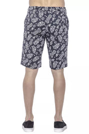 PT Torino Blue Cotton Men's Bermuda Short