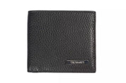 Trussardi Black Leather Men's Wallet