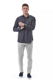 Bagutta "Gray Cotton Men's Shirt"