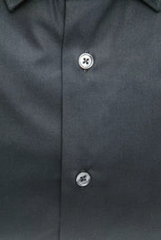 Robert Friedman Black Cotton Men Shirt