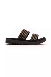 Péché Originel Gold Textile Women Sandal