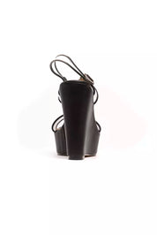 Péché Originel Black Polyethylene Women Sandal