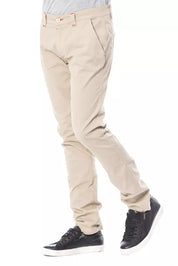 Verri Beige Cotton Men's Chino Pant