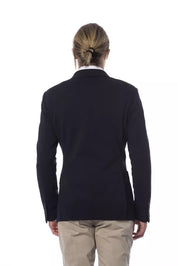 Verri Blue Viscose Men Blazer