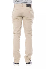 Verri Beige Cotton Men's Chino Pant