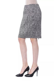 BYBLOS Black Viscose Women Skirt